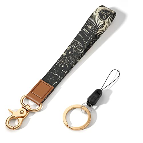 Image of Wrist Lanyard Key Chain, Cute Wristlet Strap Keychain Holder for Women Men Car Keys ID Badges Card Wallet Phone Camera