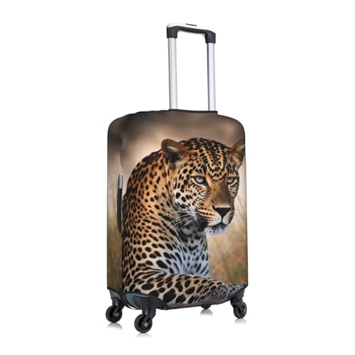 Luggage Cover Elastic Washable Suitcase Cover Dustproof Suitcase Protector Personalized African Animal Leopard Travel Luggage Baggage Covers For 18-32 Inch3