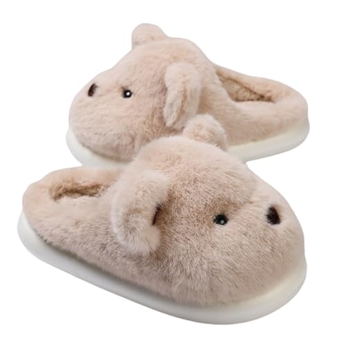animal slippers Little bear slippers Plush slippers Slipper Warm slippers