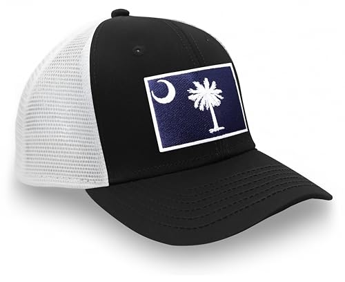 Image of International Tie State Hat for Men and Women, Adjustable Snapback Trucker Baseball Cap with Embroidered Patch