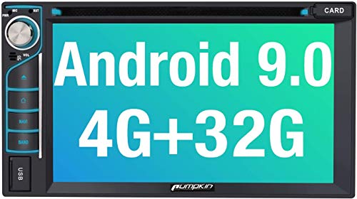PUMPKIN Android 9.0 Car Stereo Double Din DVD Player 4GB RAM with GPS