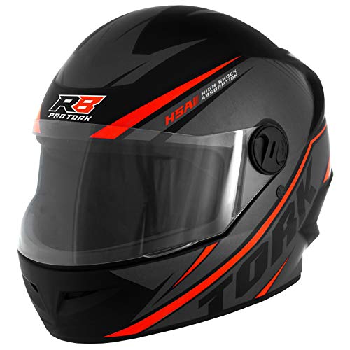 Pro Tork Capacete R8 Fosco 56 Cinza/Vermelho