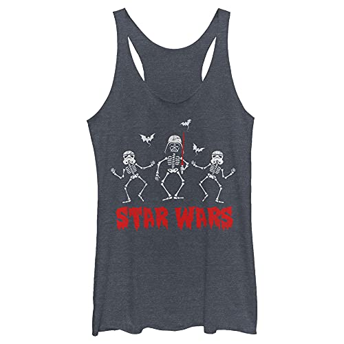 Débardeur dos nageur Star Creep Wars femme bleu marine chiné taille XS Fifth Sun