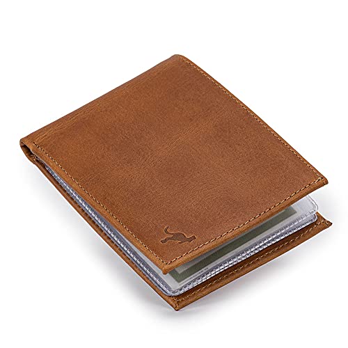 Carteira Luxo Couro Legítimo Rg/cnh/cédulas/cartões/moedas (Marrom Claro)