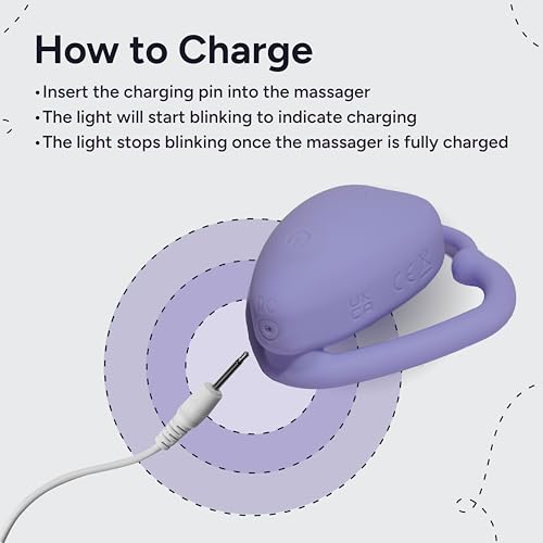 Image of MyMuse Throb Body Massager For Women | Remote Controlled & Wearable | 10 speeds | Electric, USB-Rechargeable, Waterproof - Lavender Haze