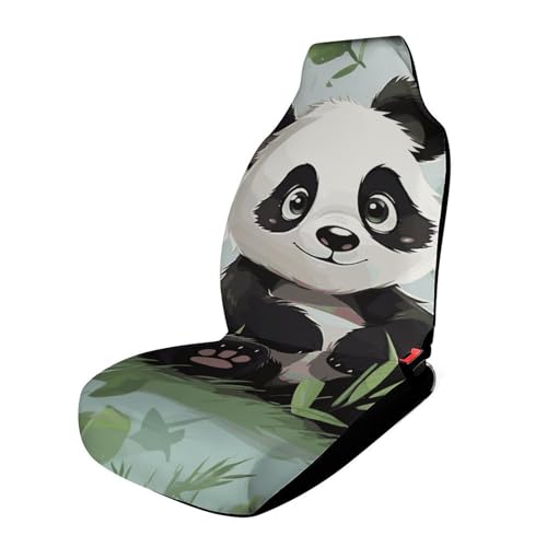 Housses de siège de voiture panda imperméables pour animaux