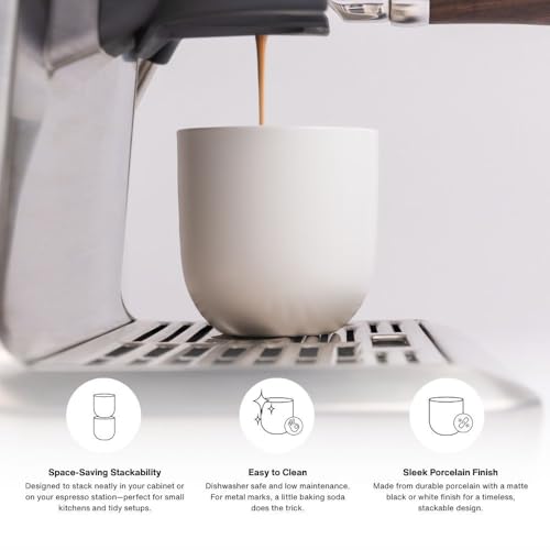 Taza Latte CREMA 9oz Porcelana Blanca miniatura 6