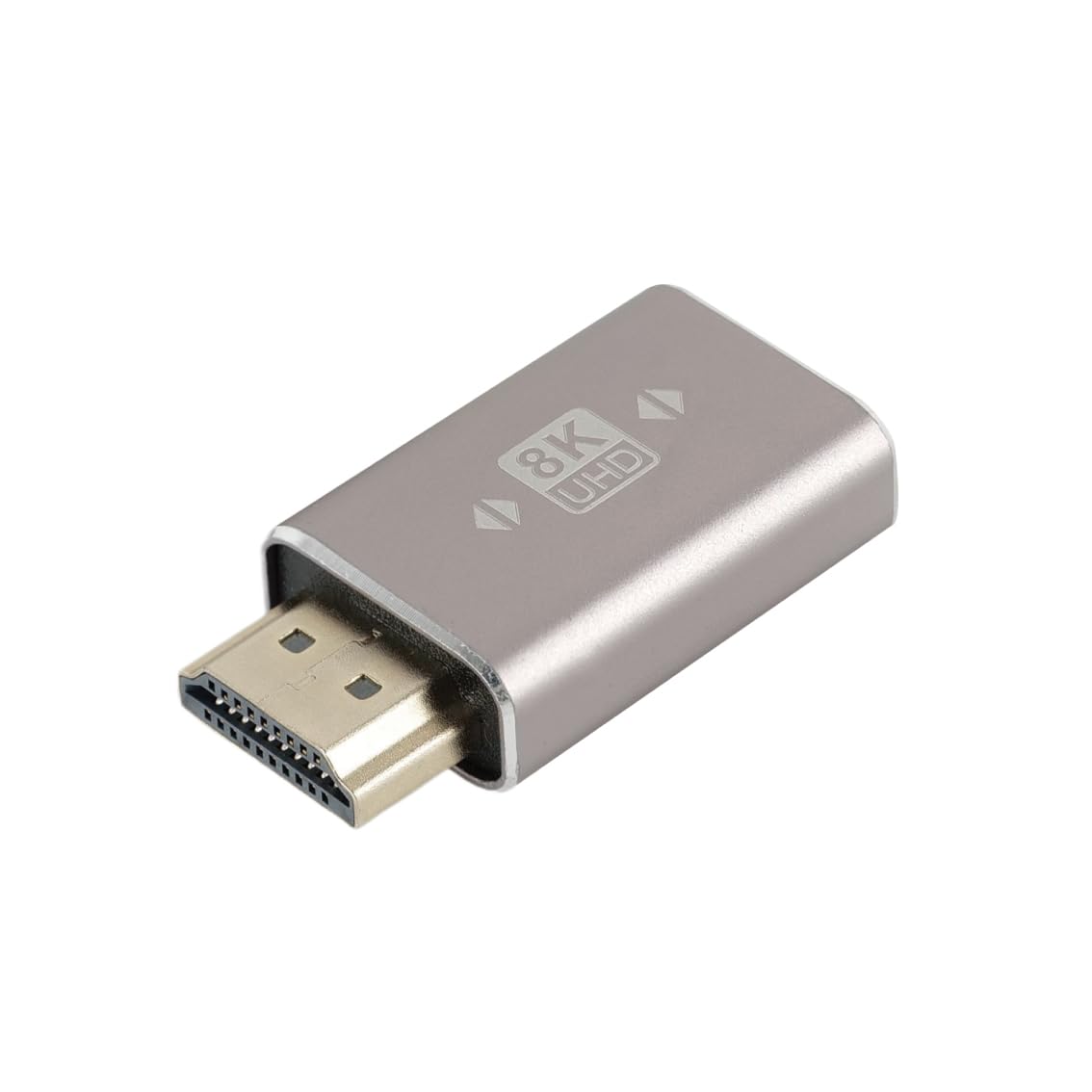 Tecmojo Adaptador HDMI 8K, adaptador de extensión HDMI 2.1 macho a hembra, compatible con 8K a 60Hz / 4K a 120Hz para laptop, PC, monitor, proyector, Roku TV, 1 paquete