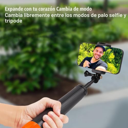 Palo selfie flotante y trípode impermeable que evita pérdidas de tu cámara de acción 4