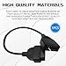 Hirificing OBD1 Scanner, OBD1 to OBD2 GM Adapter, OBD 1 Scanner Cable Code Reader OBD1 12 Pins to OBD2 OBD II 16 Pins Socket Scan Diagnostic Extension Tool Cable Connector Replacement for GM Popular