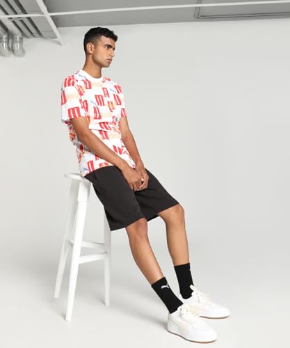 Image of Puma Men's Polyester Regular Fit T-Shirt