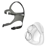 Generic F & P Sim-Plus Full Face Bundle - Medium/Large Headgear, Medium Cushion, Gray