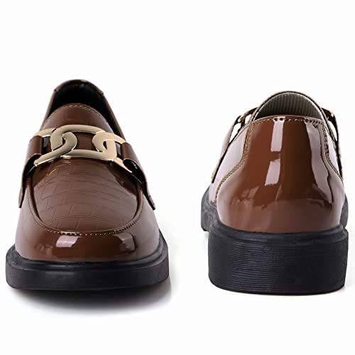 Image of VOCNTVY Loafers for Women Slip On Comfort Business Work Shoes