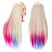 Hairingrid 26"-28" Mannequin Head Hair Styling Training Head Manikin Cosmetology Doll Head Synthetic Fiber Hair and Free Clamp Holder(R71818WW0320)