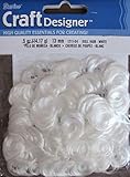 DARICE Craft Designer CURLY DOLL HAIR 1 Pack of .5 Oz. WHITE Color DOLL HAIR Synthetic w INSTRUCTION...