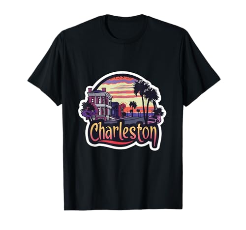 Charleston South Carolina Souther SC Charm Historia de recuerdos Camiseta