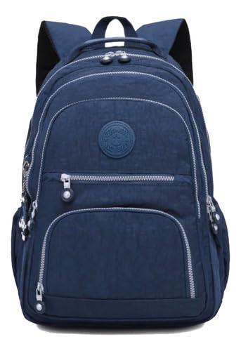 Mochila Bolsa Notebook Masculina Feminina Unisex Escolar (azul marinho)