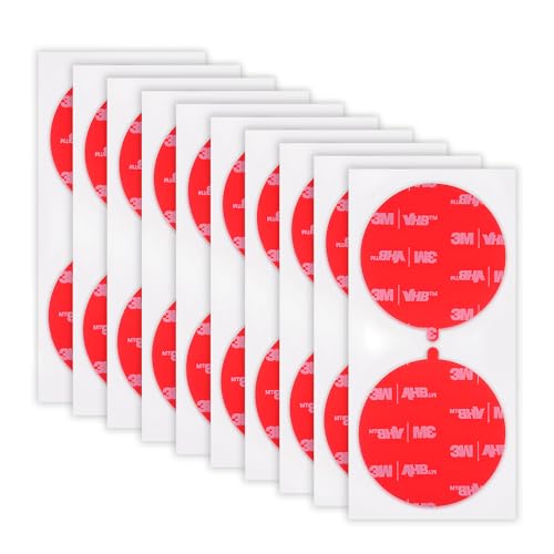 3M Cinta de Doble Cara 50 mm de Diámetro 20 Unidades Transparente
