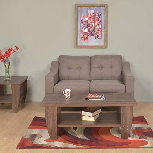 Nilkamal @Home By Zella 2 Seater Fabric Sofa In Dark Beige Finish