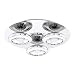 Produktbild EGLO Led-Deckenleuchte Modell Tarugo /3, Durchmesser 350, chrom 93495 E