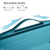 DOMISO 14 Inch Laptop Hard Case,Waterproof Shockproof Hard Shell Laptop Sleeve Protective Case with Retractable Handle for Macbook Air/Lenovo ThinkPad/HP Pavilion 14 Stream 14 / Dell XPS, Teal #4