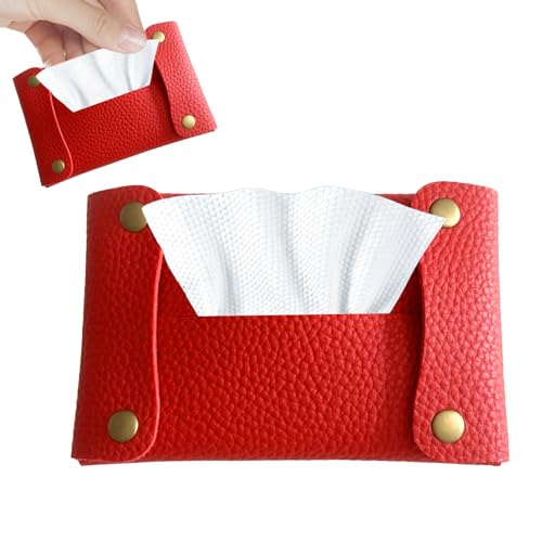 Borsa da viaggio in tessuto, design robusto in pelle, formato leggero, custodia in carta con chiusura lampo, accessori igienici portatili, per bagno, cosmetici o forniture per ufficio