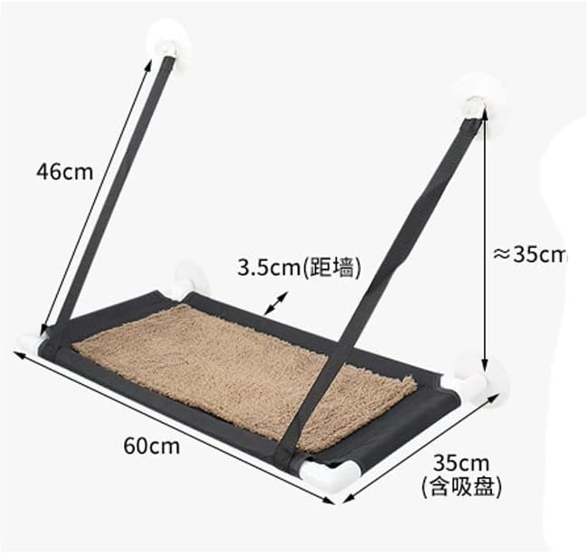 Cats Hammock Window Bed and Lounger Sofa Pet Mounted Seat Home Suction Cup Mat Kitten Mount image 3