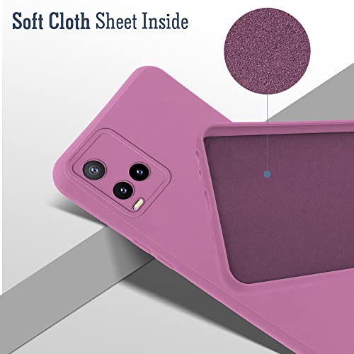 Image of Jkobi Back Cover Case for Vivo Y21 2021 | Y21G (Inside Fiber Cloth | Smooth Matte Finish | Elegant Professional Look |Purple)