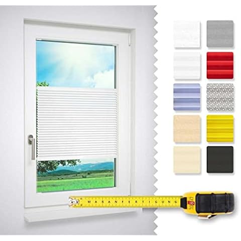 Lysel Home Plissee NACH MAß Qualität Made in Germany Fenster Plisseerollo Faltstore Rollo Jalousie Sonnenschutz Sichtschutz Cover