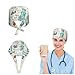Chemistry Print Working Cap with Sweatband Adjustable Scrub Hat for Women Men Breathable Headgear Tie Back Hat