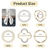 Bzzerumy 5 stück Broschen Set für Kleidung - Elegante Damen Broschen, Ausschnitt Verkleinern, Anstecknadeln, Cardigan Clips, Schleppennadel für Brautkleid, Kleider Clip, Pin Anstecker #1