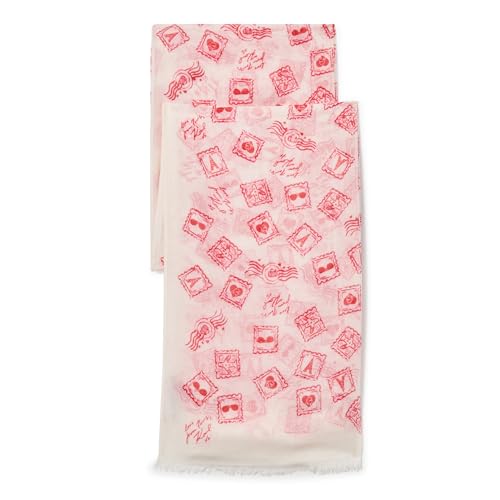 KARL LAGERFELD womens Lightweight Postage Stamp Pashmina2