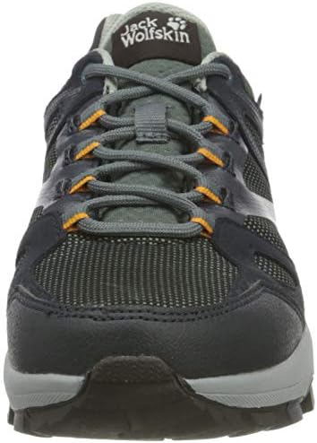 Jack Wolfskin Men's Downhill Texapore Low Hiking Boot, Dark Blue/Grey, 8 | Image 1