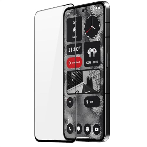 Image of QsmQam Advanced Borderless Tempered Glass Compatible with Nothing Phone 3a /Nothing Phone 3a Pro with Anti-Explosion 9H Hardness Screen Guard