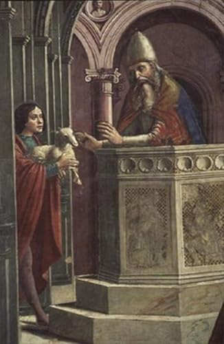 Tableau Domenico Ghirlandaio d'art religieux sur toile de 60x90cm