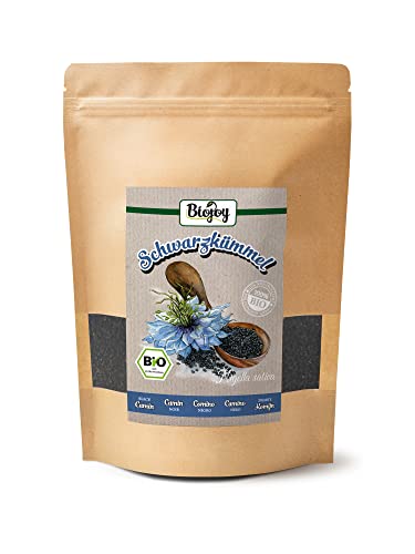 Biojoy Semillas de Comino negro Ecológico (500 g), seco y entero (Nigella sativa)