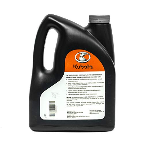 Kubota 1 Gallon Super UDT2 Trans-Hydraulic Fluid for Kubota Equipment Hydraulic Systems, Transmission, Differential, and Wet Brake Systems - 128 Fl Oz, 128 Ounces
