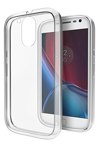 Moto G4 / G4 Plus Case, Cimo [Hybrid] Premium Clear Back Panel + TPU Bumper Case for Motorola Moto G 4th Generation/Moto G Plus (2016) - Clear