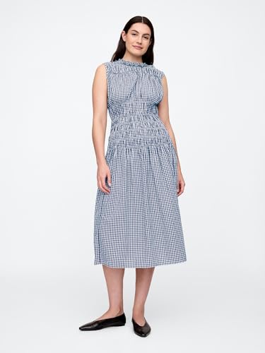 Image of Gap Women's V-sl Smocked Bodice Midi