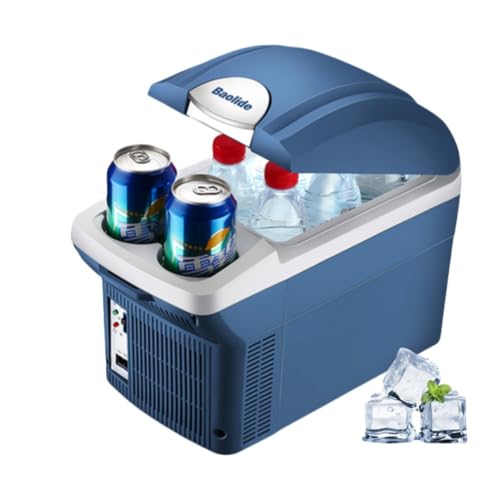 Yobuisg ԍڗ≷ 6/8L ԗp ^ ۉ DC 12V /24V N[[{bNX ~j |[^u RpNg hNz_[t (u[ 8L,12V) [sAi]