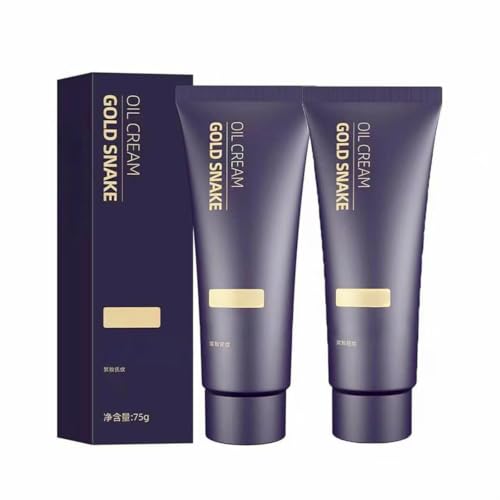 Crema De Aceite Golden Snake, Suero Facial De Aceite Golden Snake, Cremas Hidratantes Profundas Para El Cuello, Hidrata La Piel Y Aclara Las LíNeas De ExpresióN,2pcs