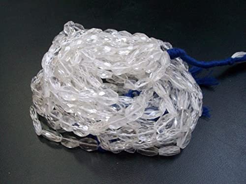 Cristal naturel facetté : éliminez le plastique avec de vraies perles pépites de 14 pouces