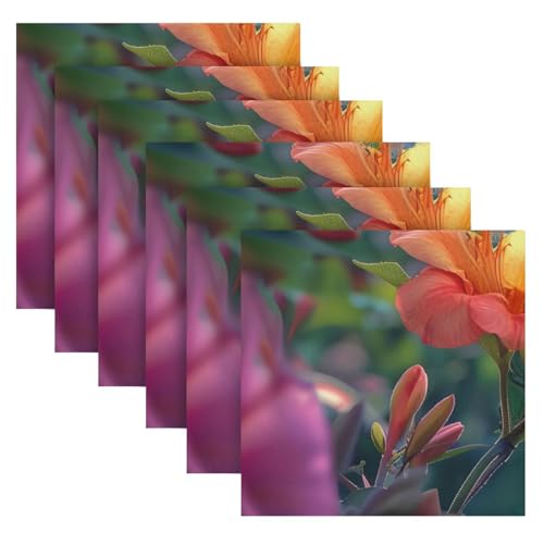 Servilletas de Tela Multicolor 20x20 pulgadas Pack 6 miniatura 2