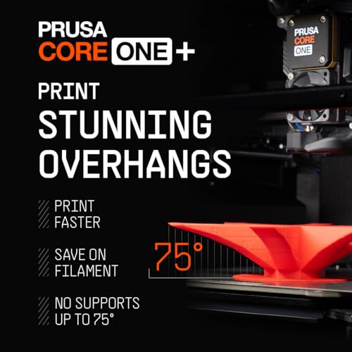 Original Prusa Core One 3D-Drucker-Set, abnehmbare Druckblätter, DIY-Kit für 3D-Drucker für Anfänger, Spaß beim Zusammenbauen, automatische Kalibrierung, Filamentmuster enthalten