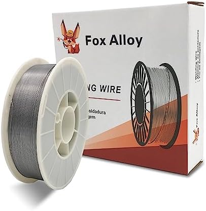 Fox Alloy E71T-GS 0.035'' 10 LB Flux Core Gasless Mig Wire Spool Welding Wire Mild Steel Filler Meta (0.035'')