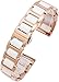 12 14 15 16 18 20 22mm for Women Man Ceramic Bracelet Stainless Steel Combination watchband Strap Fashion Watch Wristwatch Band