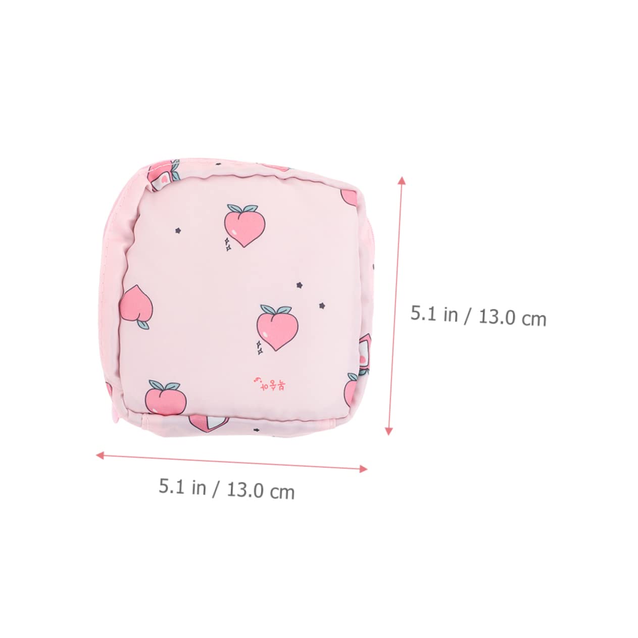 Didiseaon 16piezas Bolsa Portátil Para Menstruación Organizador De Compresas Sanitarias Para Chicas Adolescentes y Uso Diario Incluye Diseños De Cactus Corazones Helados