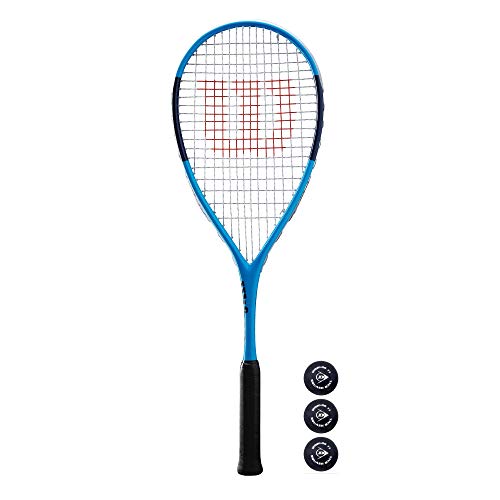 Wilson Ultra Elite - Raqueta de squash + 3 pelotas de squash