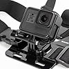 Sametop Imbracatura Petto Fascia da Testa Supporto Pettorina Chesty Compatibile con GoPro Hero 13 12 11 10 9 8 7 6 5 4 Session Max DJI Osmo Telecamere d'azione #2