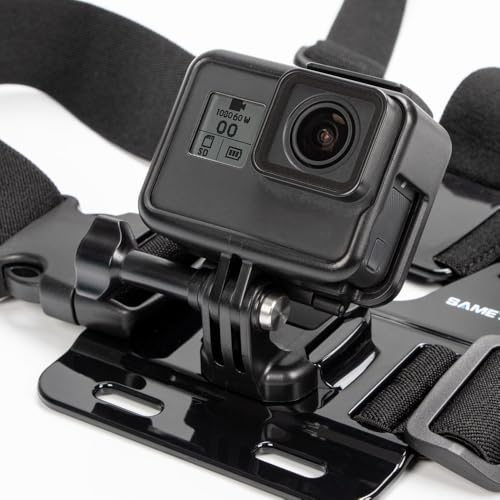 Chest Mount Strap Harness Chesty Body Mount Compatible with GoPro Hero 13, 12, 11, 10, 9, 8, 7, 6, 5, 4, Session, 3+, 3, 2, 1, Max, Hero (2018), AKASO, DJI Osmo Action Cameras